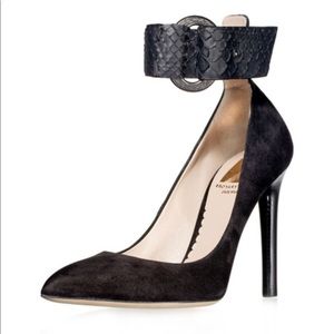Reed Krakoff Python Ankle Strap Heel